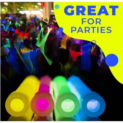6 Inch Glow Sticks Light Up Party Concert Supplies