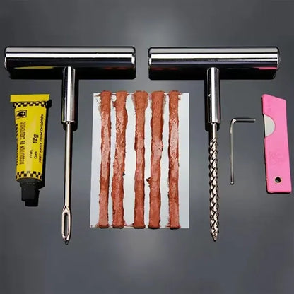 Tire Repair Kit For Car Motorcycle Vacuum Emergency Use