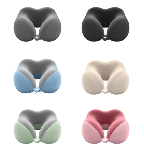Memory Foam Travel Neck Pillow With Portable Storage Case
