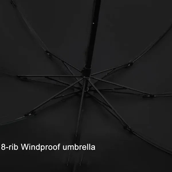 8 Ribs Folding Umbrella, Compact, Windproof