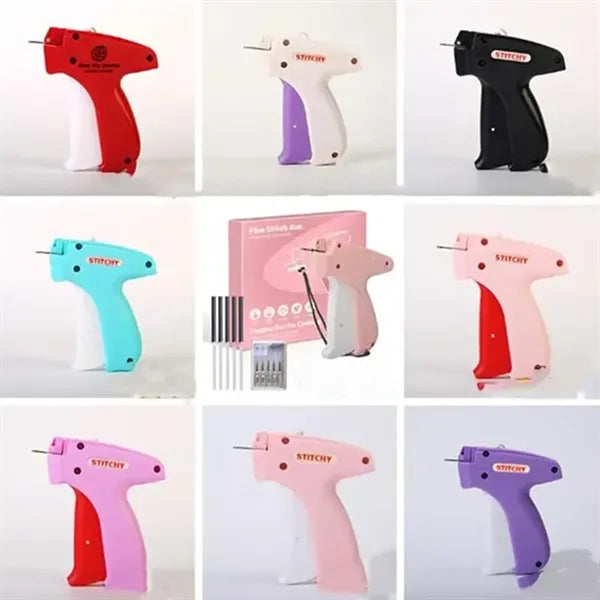 Handheld Stitch Gun Set With Needles/Fasteners For Sewing