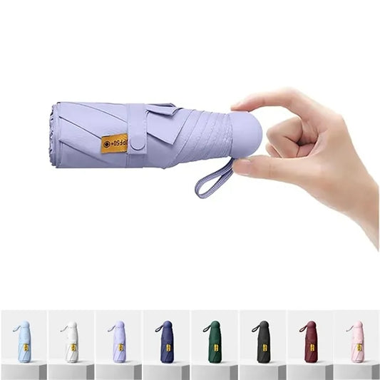 Travel Mini Umbrella for Purse, with UV Sun Protection