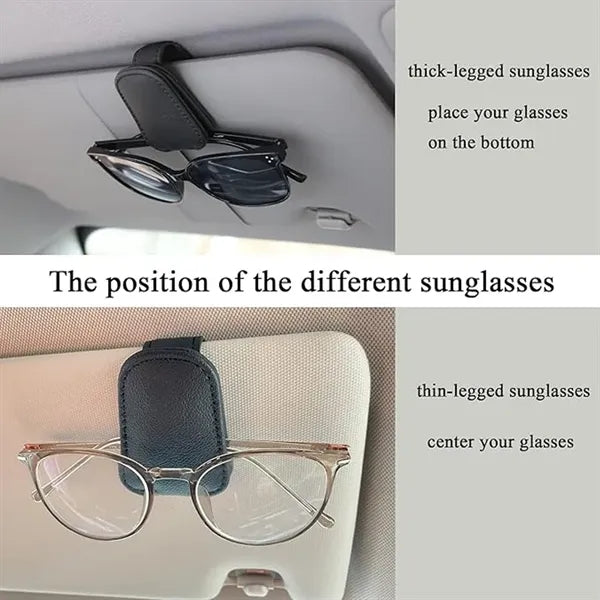 Magnetic Sunglasses Holder and Ticket Card Clip