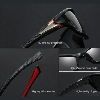 Polarized Sports Sunglasses with strap and UV Protection