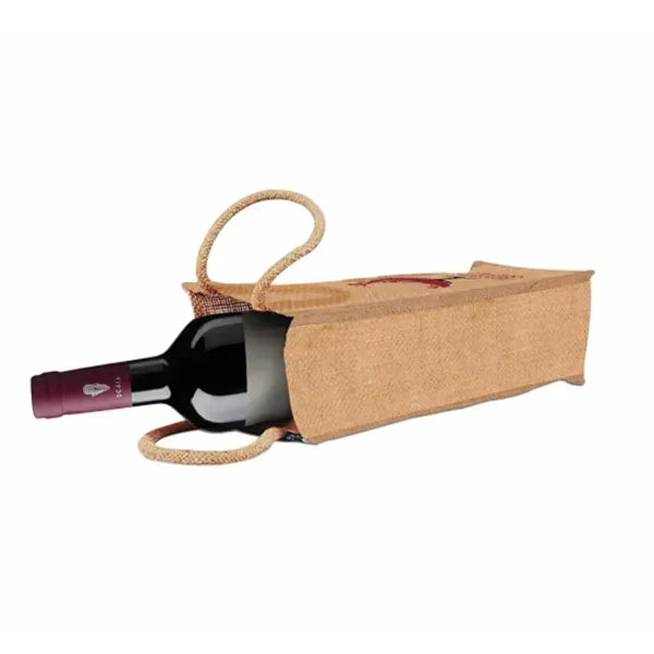 Jute Wine Bags - Printed