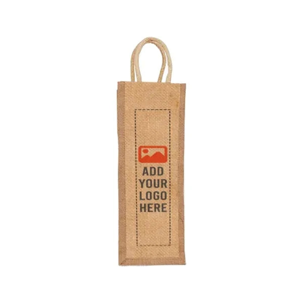 Jute Wine Bags - Printed