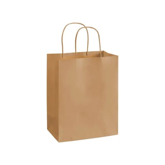 Kraft Paper Shopping Bags - Brown
