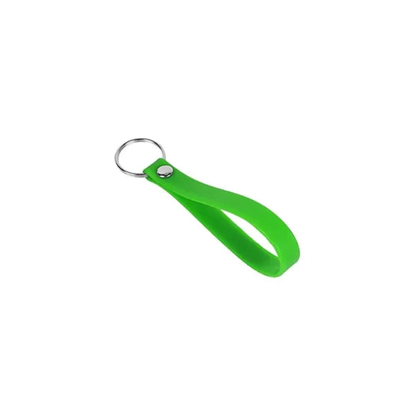 SCREEN PRINTED SILICONE BRACELET KEYRING