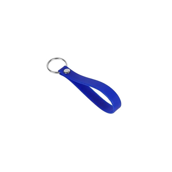 SCREEN PRINTED SILICONE BRACELET KEYRING