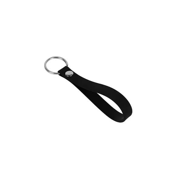 SCREEN PRINTED SILICONE BRACELET KEYRING