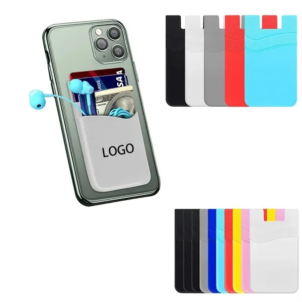 Double Layer Silicone Phone Wallets