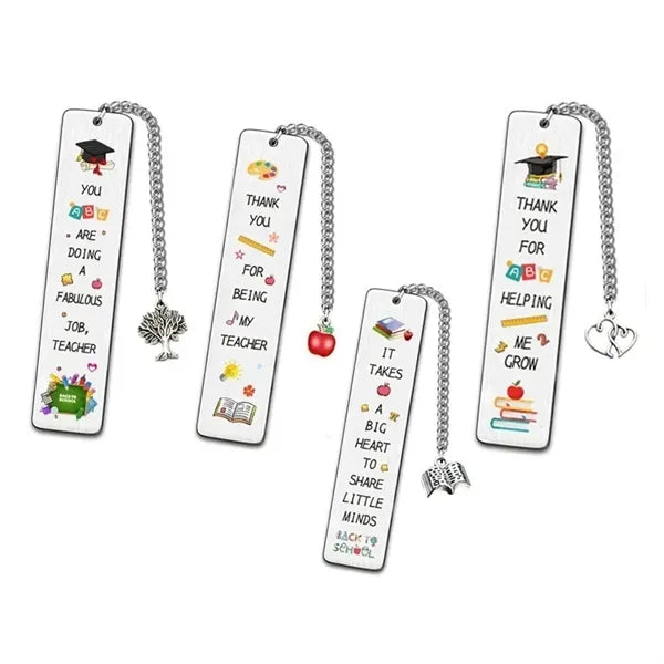 Stainless steel bookmark