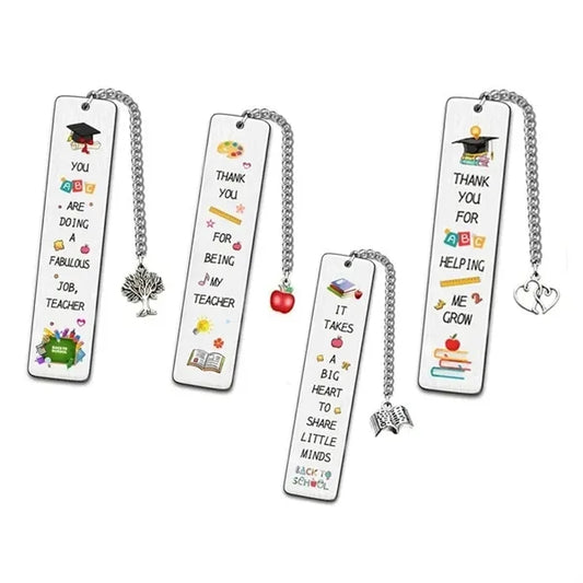 Stainless steel bookmark