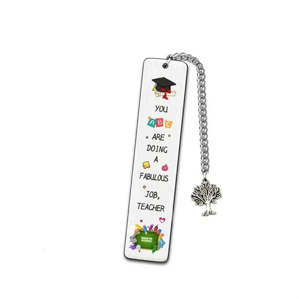 Stainless steel bookmark