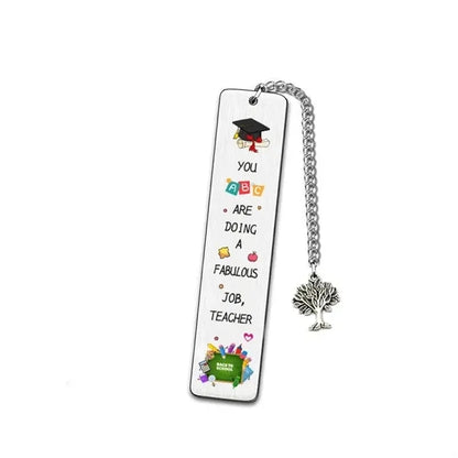 Stainless steel bookmark