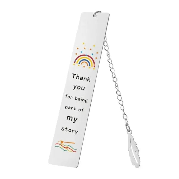 Stainless steel bookmark