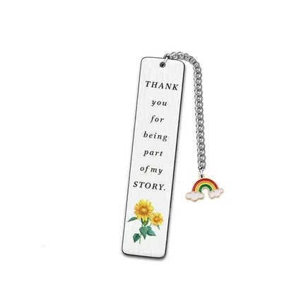 Stainless steel bookmark