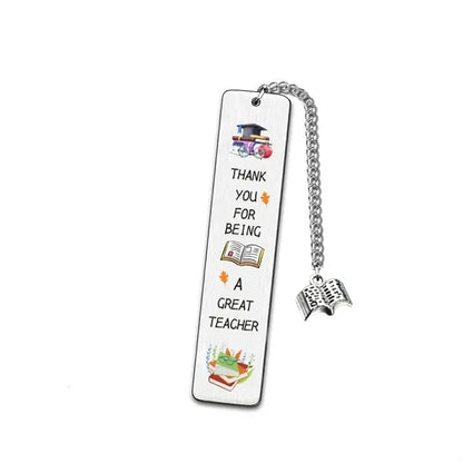 Stainless steel bookmark