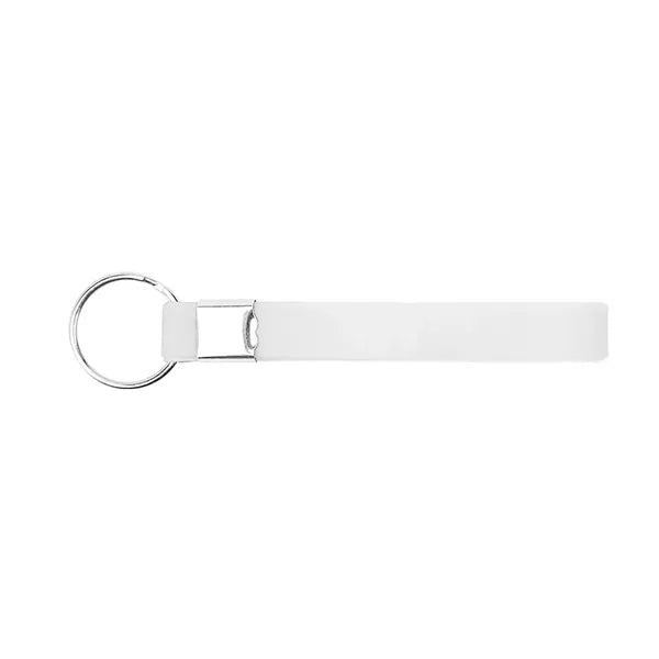 1/2" Screen Printed Silicone Wristband Keychain