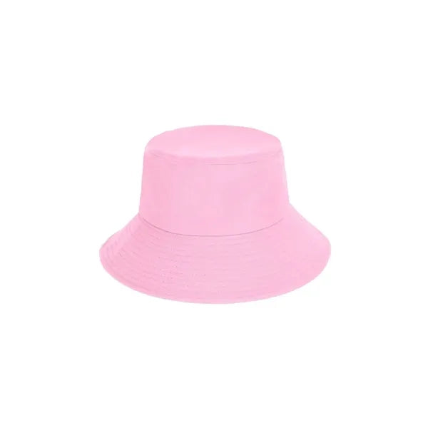 100% Cotton Wide Brim Bucket Hat (22.8")