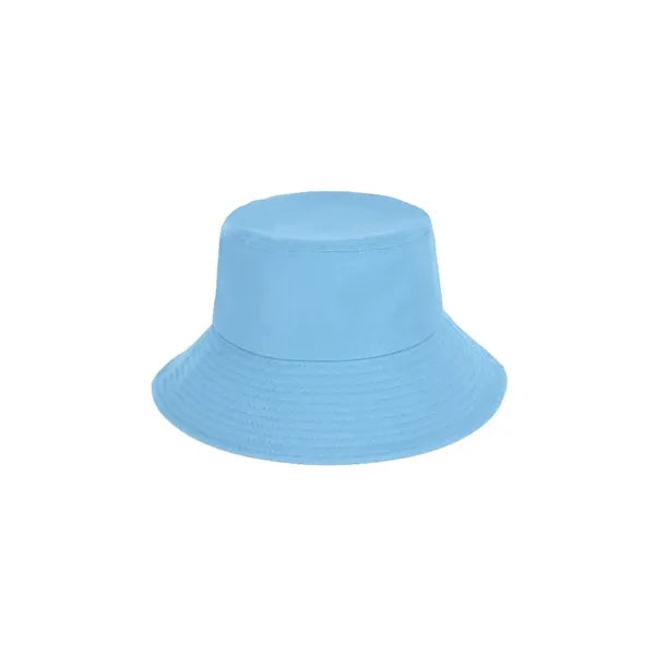 100% Cotton Wide Brim Bucket Hat (22.8")
