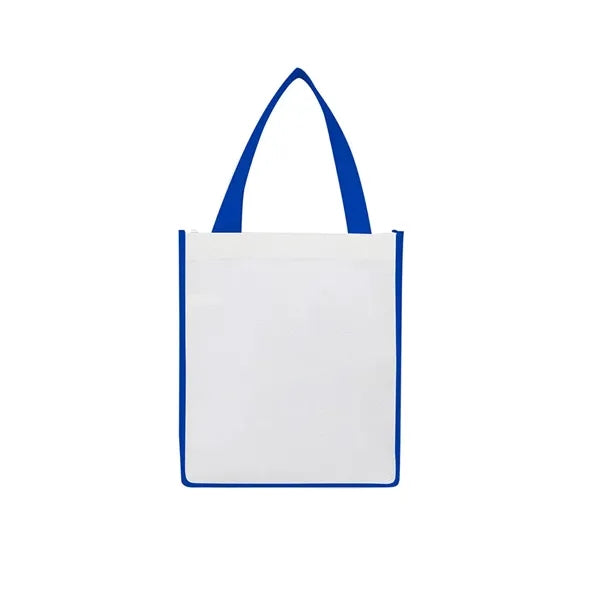 12" W X 8" D X 13" H Laminated Non-Woven Tote Bag