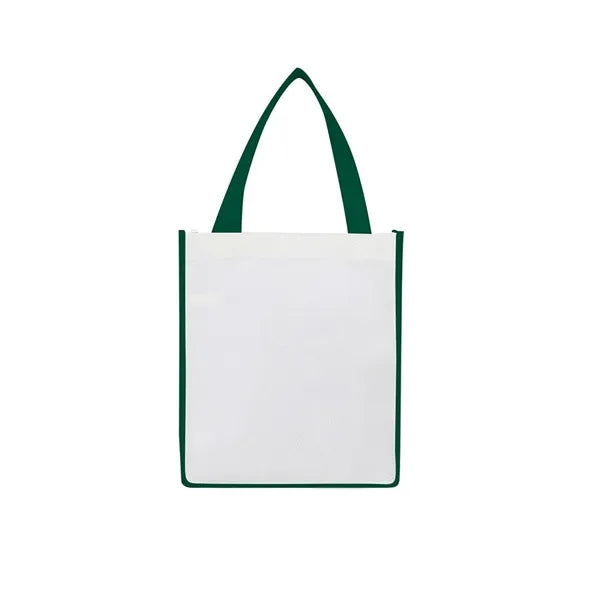 12" W X 8" D X 13" H Laminated Non-Woven Tote Bag