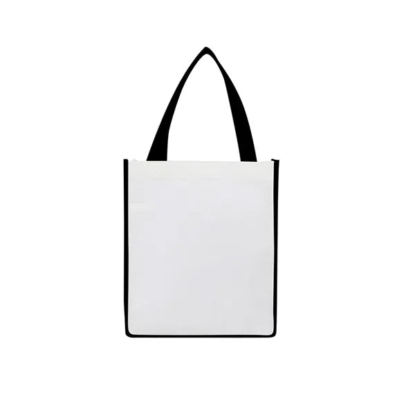 12" W X 8" D X 13" H Laminated Non-Woven Tote Bag