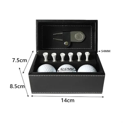 Luxury Golf Gift Set with Leather Box