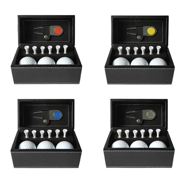 Luxury Golf Gift Set with Leather Box