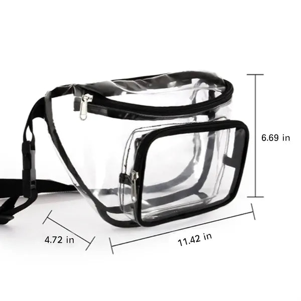 Clear Fanny Pack Stadium Approved Transparent Belt Bag