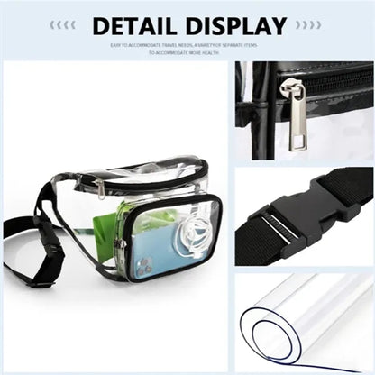 Clear Fanny Pack Stadium Approved Transparent Belt Bag