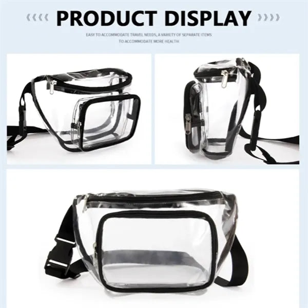 Clear Fanny Pack Stadium Approved Transparent Belt Bag