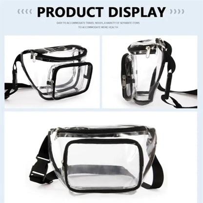 Clear Fanny Pack Stadium Approved Transparent Belt Bag