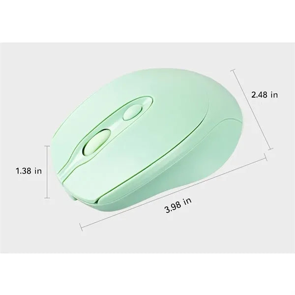 Silent Bluetooth Mouse with 3 DPI & USB Receiver