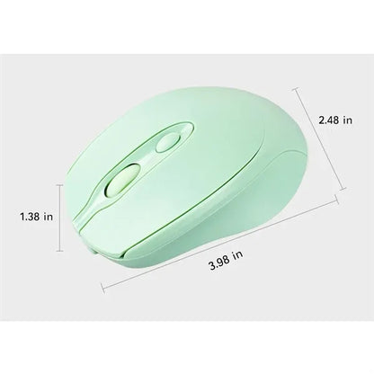 Silent Bluetooth Mouse with 3 DPI & USB Receiver