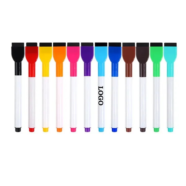 Magnetic Whiteboard Dry Erase Markers with Eraser