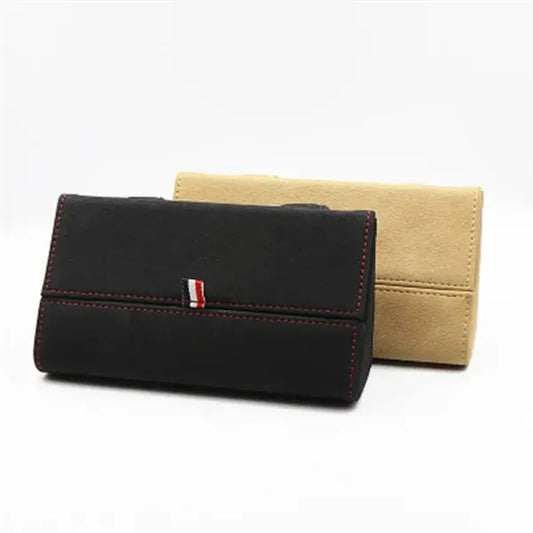 Flip Leather Car Glasses Case
