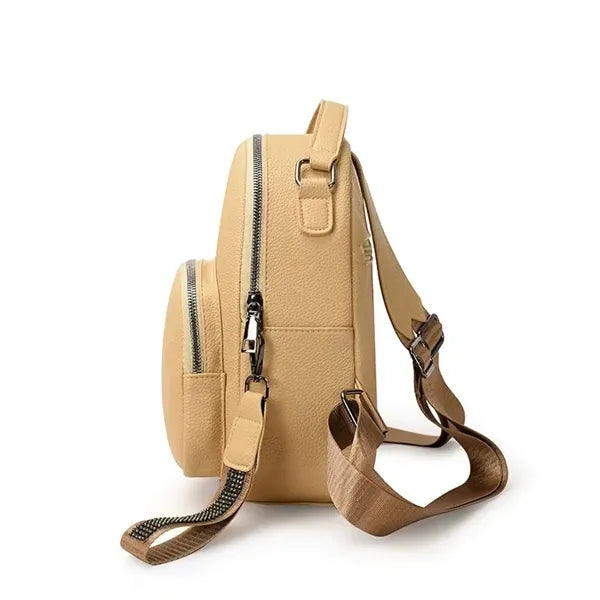 Mini Vegan Leather Daypack