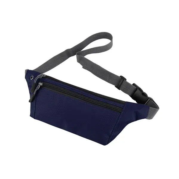 3 ZIPPER FANNY PACK ( 13" W x 4" H )