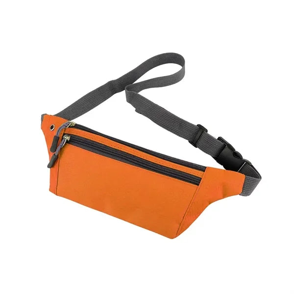 3 ZIPPER FANNY PACK ( 13" W x 4" H )