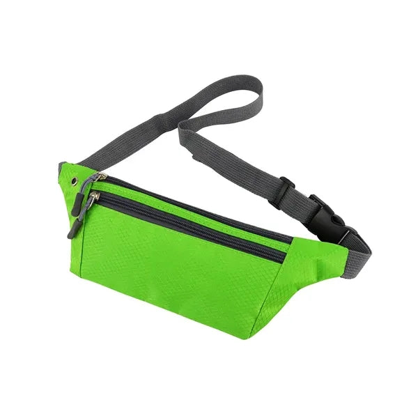 3 ZIPPER FANNY PACK ( 13" W x 4" H )
