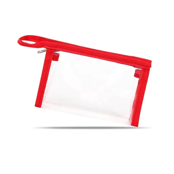 Clear Cosmetic Bag with Zipper