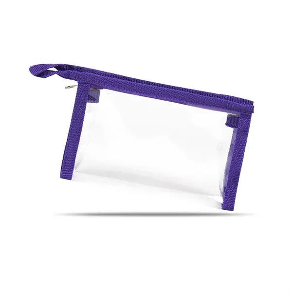 Clear Cosmetic Bag with Zipper