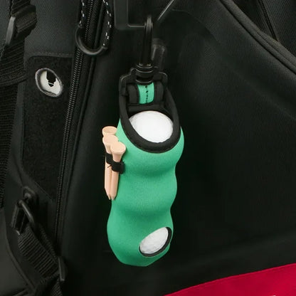Portable Golf Ball Pouch with Clip for Easy Carry