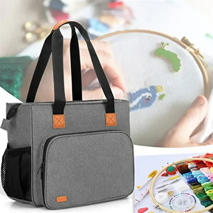 Multipurpose Tote Organizer Bag with Multiple Pockets