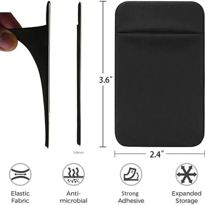 Double Layer Lycra Phone Card Holder