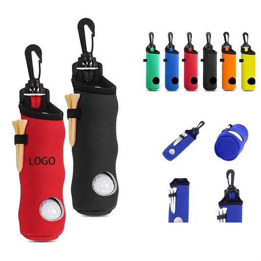 Neoprene Golf Ball Tee Carry Bag