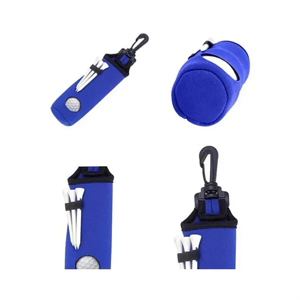 Neoprene Golf Ball Tee Carry Bag