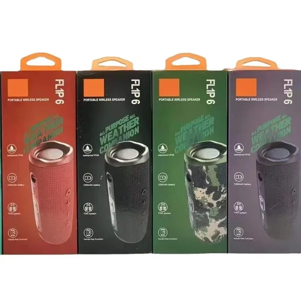 Portable Bluetooth Speaker-Flip 6